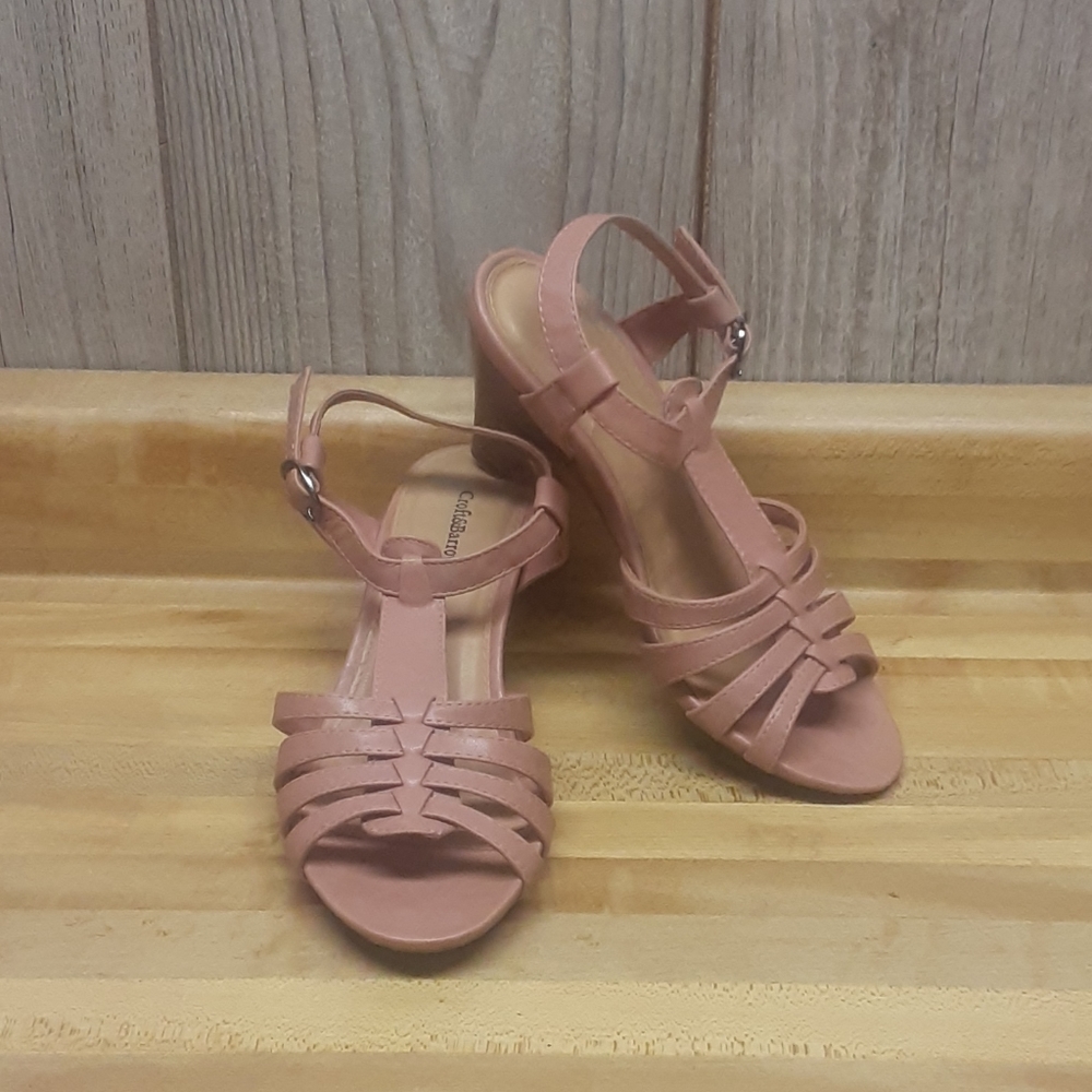 CROFT & BARROW Women''s Strap Heeled Sandals